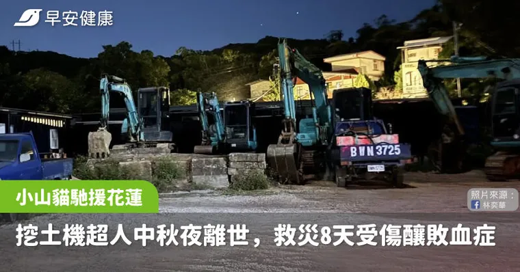 48歲挖土機超人敗血症離世！專家揭「防護檢查表」別讓傷口變致命破口