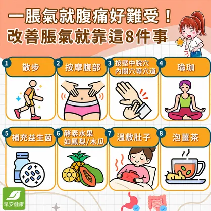 脹氣怎麼辦？消脹氣方法、脹氣原因與就醫警訊一次看