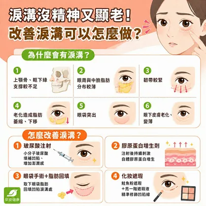 淚溝怎麼消？淚溝原因、醫美療程與遮瑕改善方法