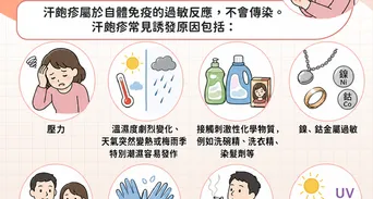 汗皰疹治療擦什麼藥？汗皰疹會不會傳染、原因解析與飲食禁忌