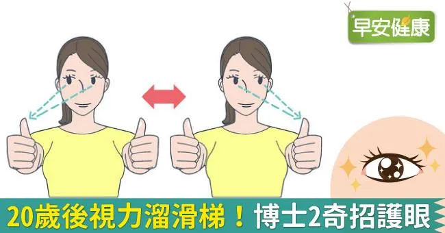 20歲後視力溜滑梯！博士2奇招護眼