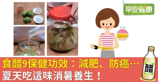 食醋9保健功效：減肥、防癌…夏天吃這味消暑養生！