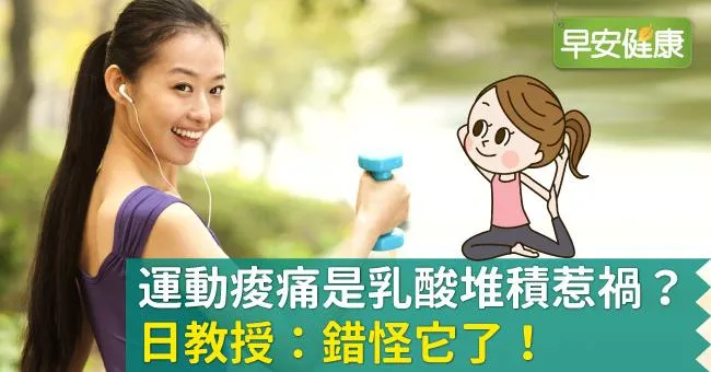 運動痠痛是乳酸堆積惹禍？日教授：錯怪它了！