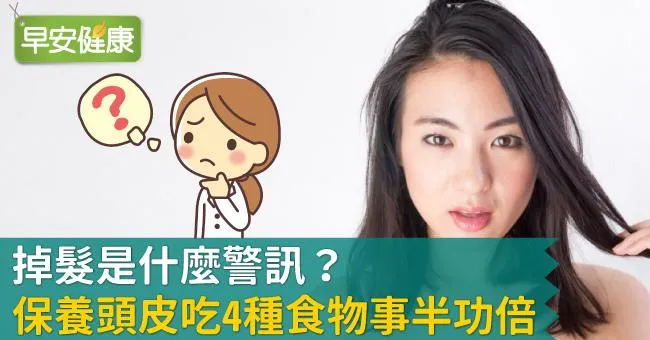 掉髮是什麼警訊？保養頭皮吃4種食物事半功倍