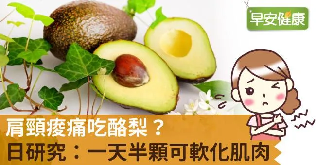 肩頸痠痛吃酪梨？日研究：一天半顆可軟化肌肉