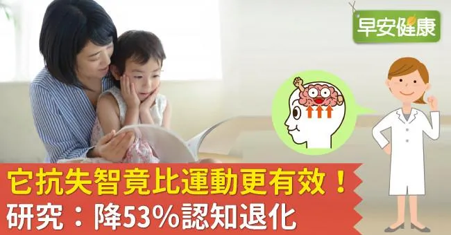 它抗失智竟比運動更有效！研究：降53％認知退化