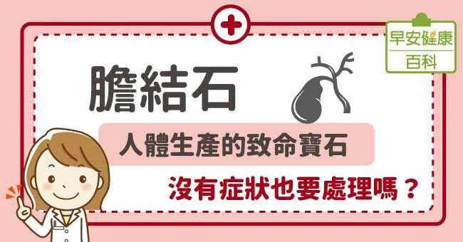膽結石7成無症狀！詳解膽結石形成原因、治療與飲食