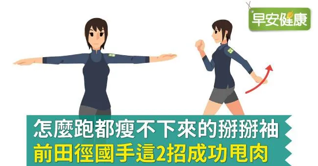 怎麼跑都瘦不下來的掰掰袖，前田徑國手這2招成功甩肉