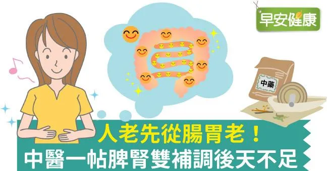 人老先從腸胃老！中醫一帖脾腎雙補調後天不足