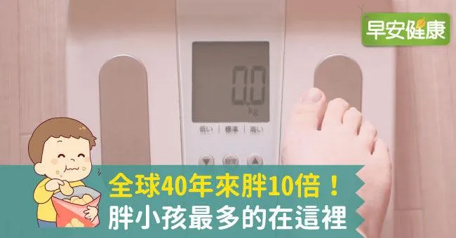 全球40年來胖10倍！胖小孩最多的在這裡