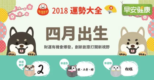 【2018運勢大全】四月出生：財運有機會爆發