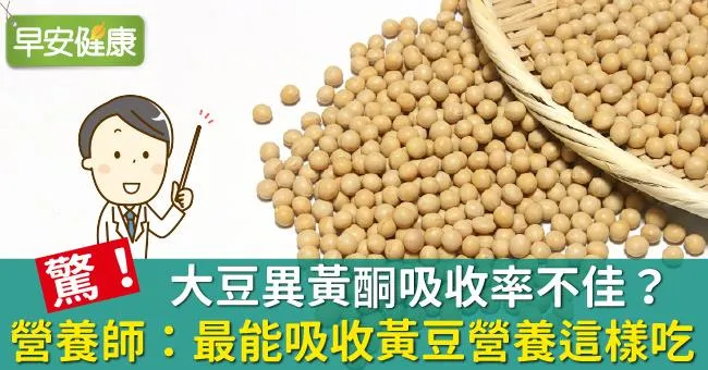大豆異黃酮怎麼吃？營養師教你大豆異黃酮吸收最佳吃法