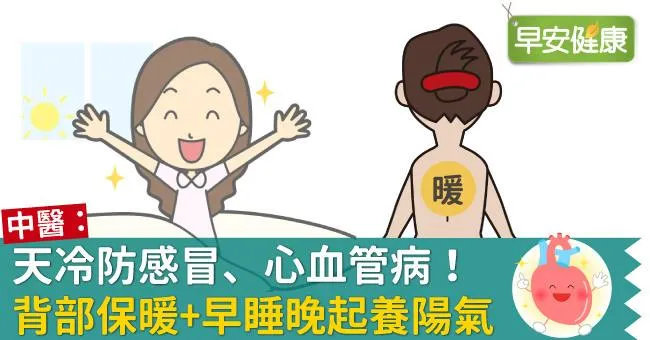 天冷防感冒、心血管病！背部保暖＋早睡晚起養陽氣