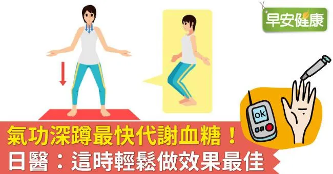 氣功深蹲最快代謝血糖！日醫：這時輕鬆做效果最佳