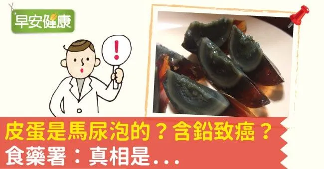 皮蛋是馬尿泡的？含鉛致癌？食藥署：真相是...