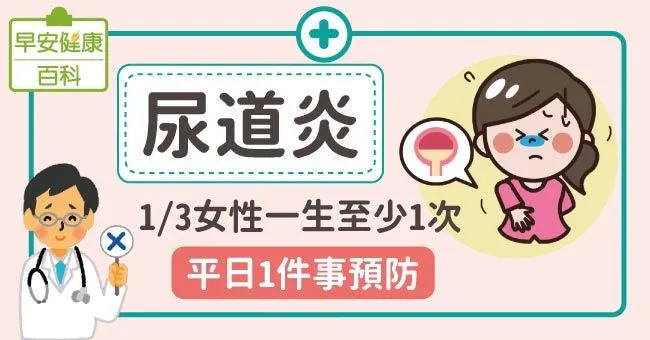 尿道炎：33％女性一生至少一次！平日1件事預防