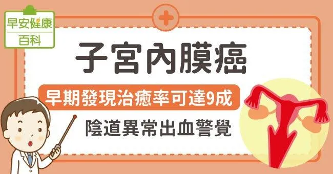 子宮內膜癌早期9成可治癒！陰道異常出血警覺子宮內膜癌