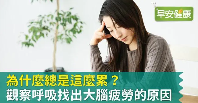 為什麼總是這麼累？觀察呼吸找出大腦疲勞的原因