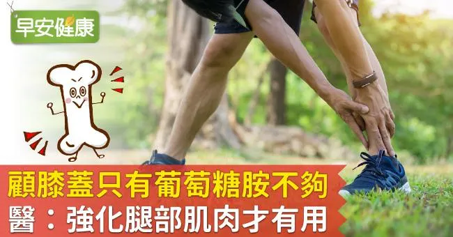 顧膝蓋只有葡萄糖胺不夠！醫：強化腿部肌肉才有用！