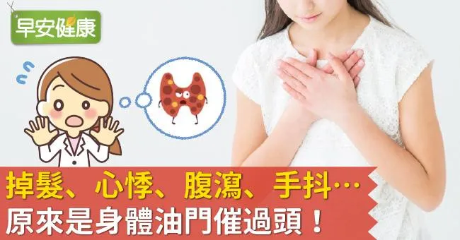 掉髮、心悸、腹瀉、手抖…原來是身體油門催過頭！