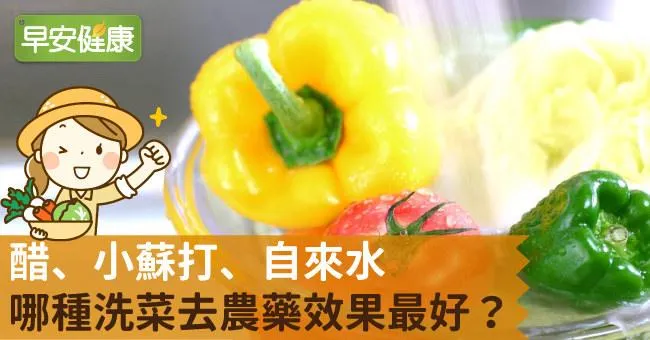 醋、小蘇打、自來水，哪種洗菜去農藥效果最好？