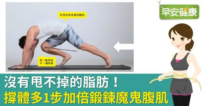 沒有甩不掉的脂肪！撐體多1步加倍鍛鍊魔鬼腹肌