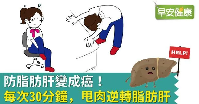 防脂肪肝變成癌！每次30分鐘，甩肉逆轉脂肪肝