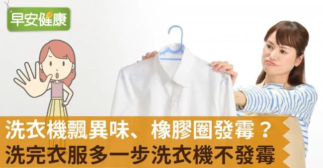 洗衣機飄異味、橡膠圈發霉？洗完衣服多一步洗衣機不發霉