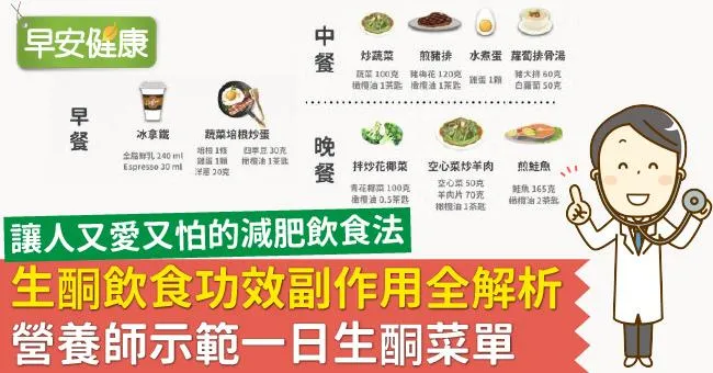 生酮飲食功效副作用全解析！營養師示範一日生酮菜單