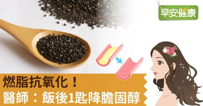燃脂抗氧化！醫師：飯後1匙降膽固醇