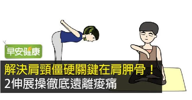 解決肩頸僵硬關鍵在肩胛骨！2伸展操徹底遠離肩膀酸痛