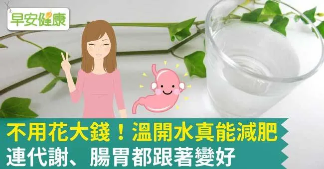 不用花大錢！溫開水真能減肥，連代謝、腸胃都跟著變好