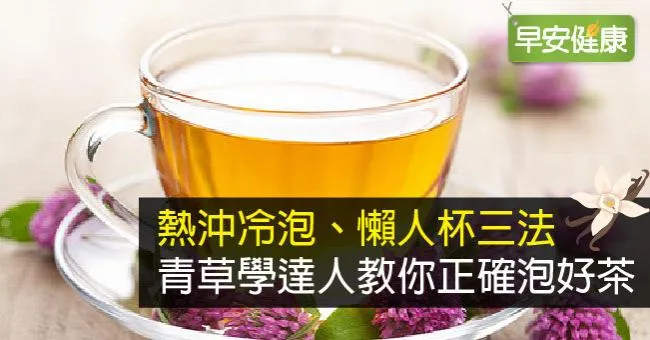 熱沖冷泡、懶人杯三法，青草學達人教你正確泡好茶