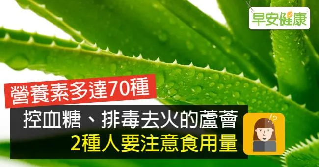 控血糖、排毒去火的蘆薈，2種人要注意食用量