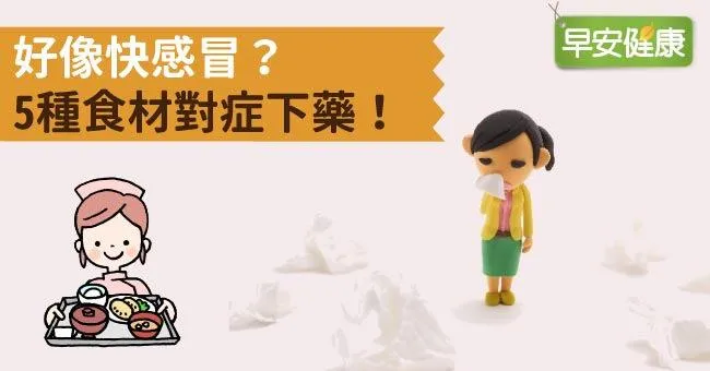 好像快感冒？5種食材對症下藥！