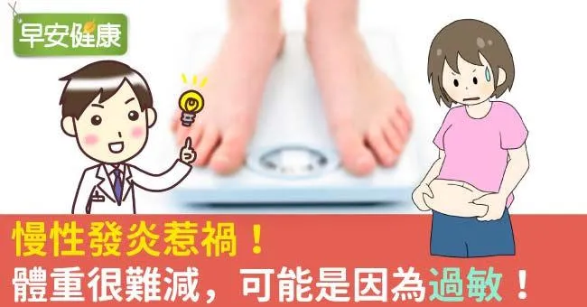 慢性發炎惹禍！體重很難減，可能是因為「過敏」！