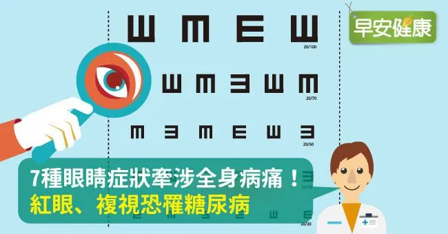 如何由眼睛外觀自我診斷身體疾病