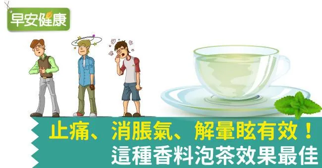 止痛、消脹氣、解暈眩有效！這種香料泡茶效果最佳