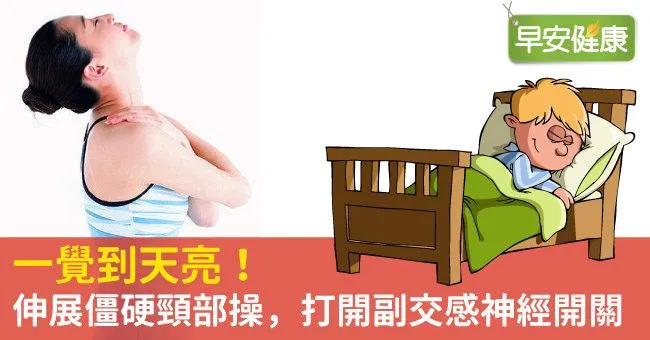 一覺到天亮！伸展僵硬頸部操，打開副交感神經開關