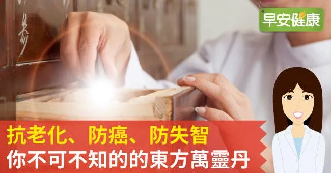 抗老化、防癌、防失智！你不可不知的的東方萬靈丹