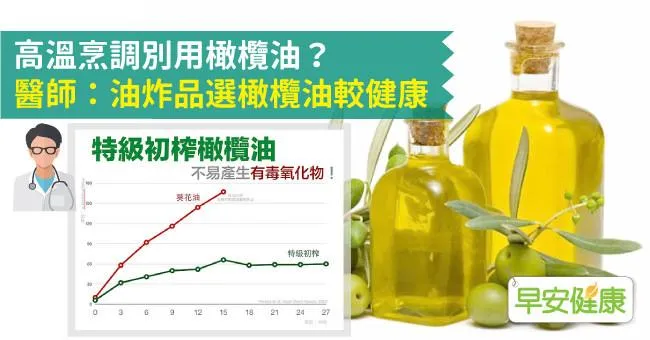 高溫烹調別用橄欖油？醫師：油炸品選橄欖油較健康