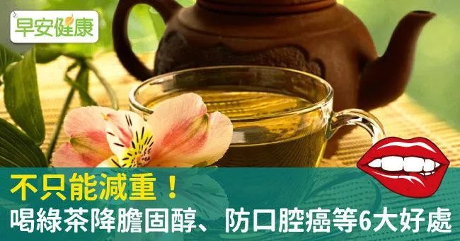 不只能減重！喝綠茶降膽固醇、防口腔癌等6大好處