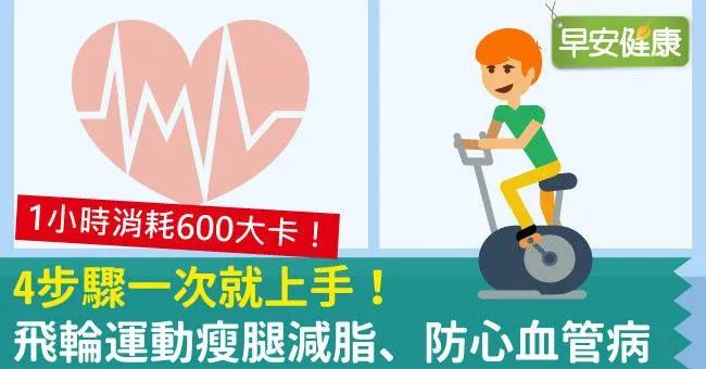 4步驟一次就上手！飛輪運動瘦腿減脂、防心血管病