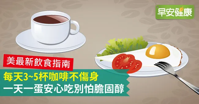 每天3~5杯咖啡不傷身、一天一蛋安心吃別怕膽固醇