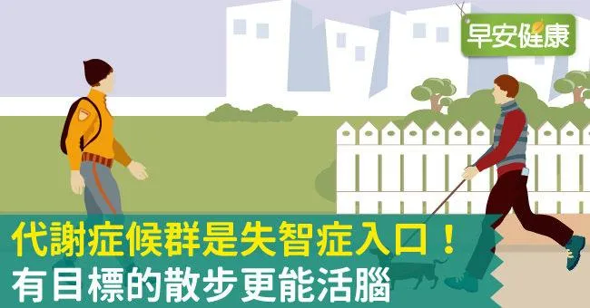 代謝症候群是失智症入口！有目標的散步更能活腦