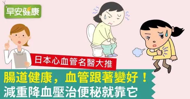 腸道健康，血管跟著變好！減重降血壓治便秘就靠它