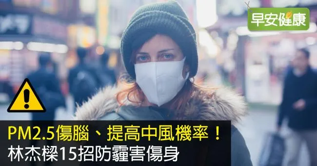PM2.5傷腦、提高中風機率！林杰樑15招防霾害傷身