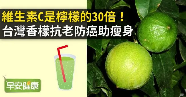維生素C是檸檬的30倍！台灣香檬抗老防癌助瘦身