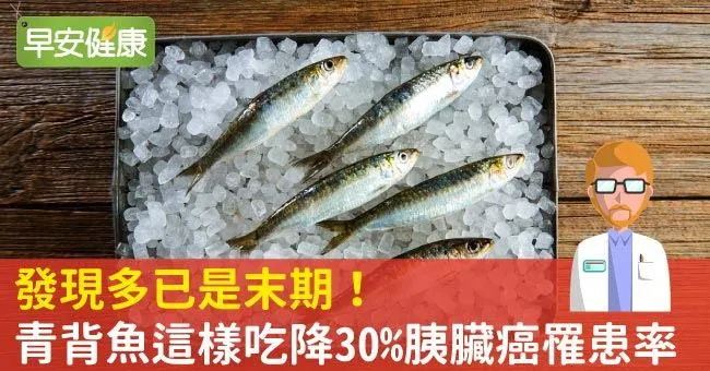 發現多已是末期！青背魚這樣吃降30％胰臟癌罹患率