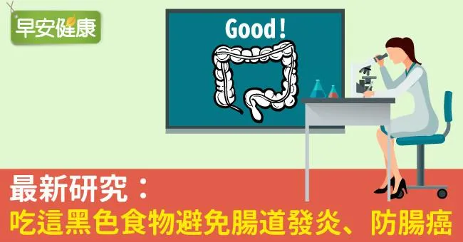 最新研究：吃這黑色食物避免腸道發炎、防腸癌